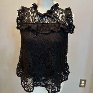 NWT Ladies Lace Top -Size Large